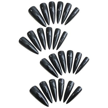 Kunstnagel-Set mit spitzen und glänzenden Nägeln Brehn