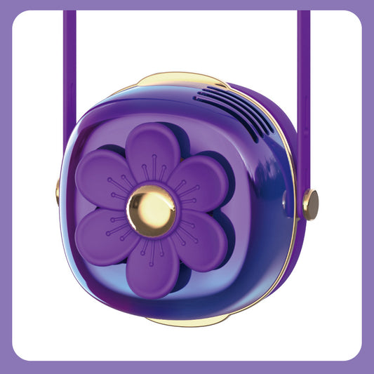 Damen Tragbare Ventilator-Lampe im Blumen-Design Brehn