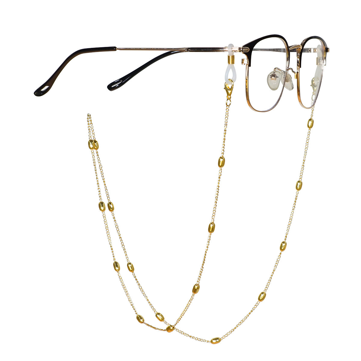 Stylische Metallbrillenhalterkette Brehn