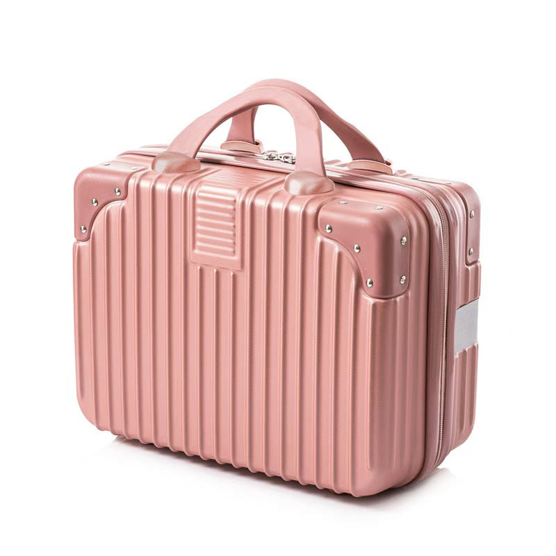 hartschalen kosmetik reisetasche mit doppelten obergriffen und verstärkten eckenprotektoren Brehn