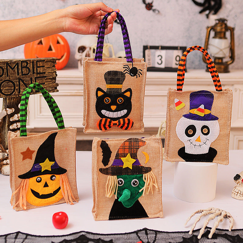 Halloween Einkaufstasche mit Katzenmotiv Brehn