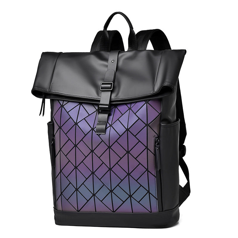 Geometrisch gemusterter urbaner Rucksack Brehn