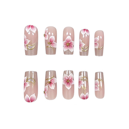 Floral Acryl Nagelkunst Brehn