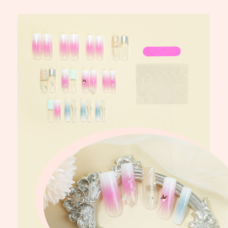 Gradient Press-On Nagelkunst Set Brehn