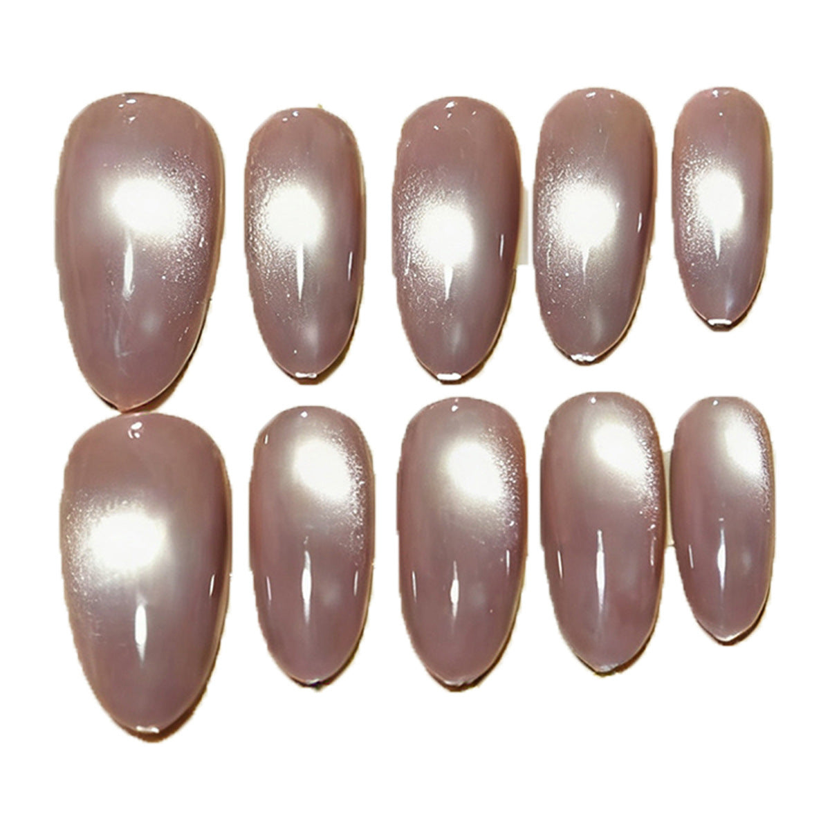 Elegante Stiletto Press-On Nagelkunst Brehn