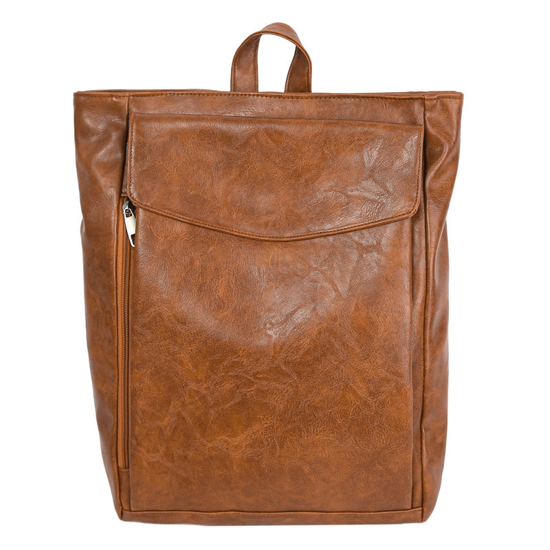 Premium Leder Laptop Rucksack Brehn