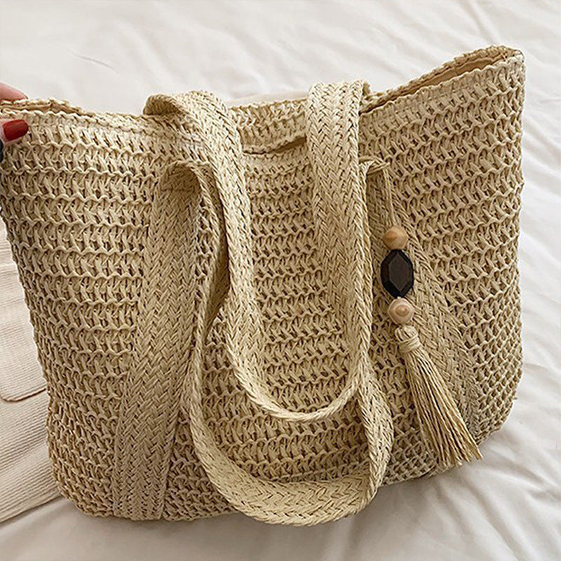 Handgefertigte Strandtasche Aus Hochwertigem Naturmaterial Brehn