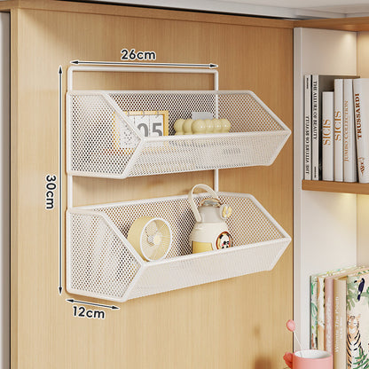 Clip-On Mesh Schrankrand Aufbewahrungskorb Organizer