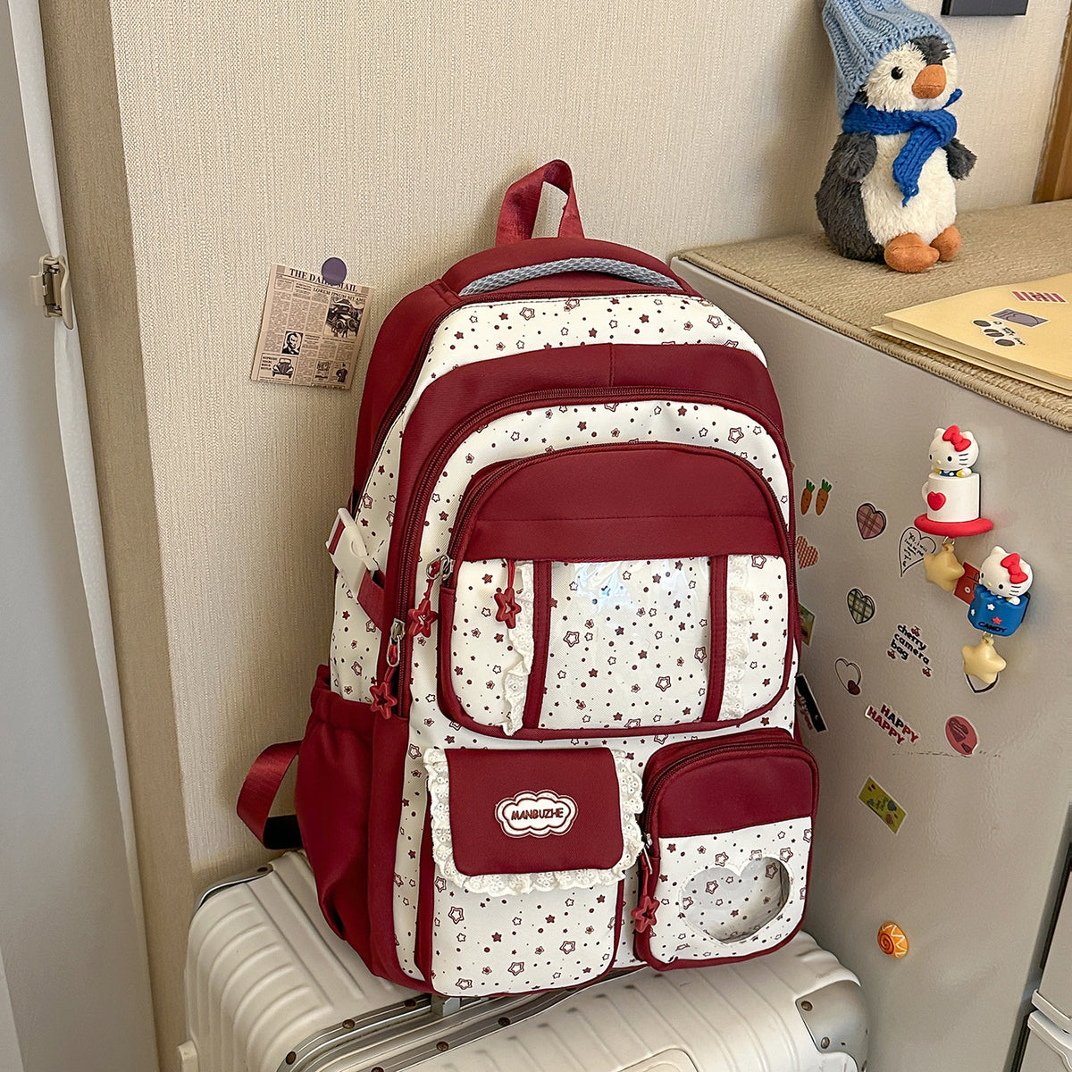 Stylischer Multifunktions-Schulrucksack Brehn