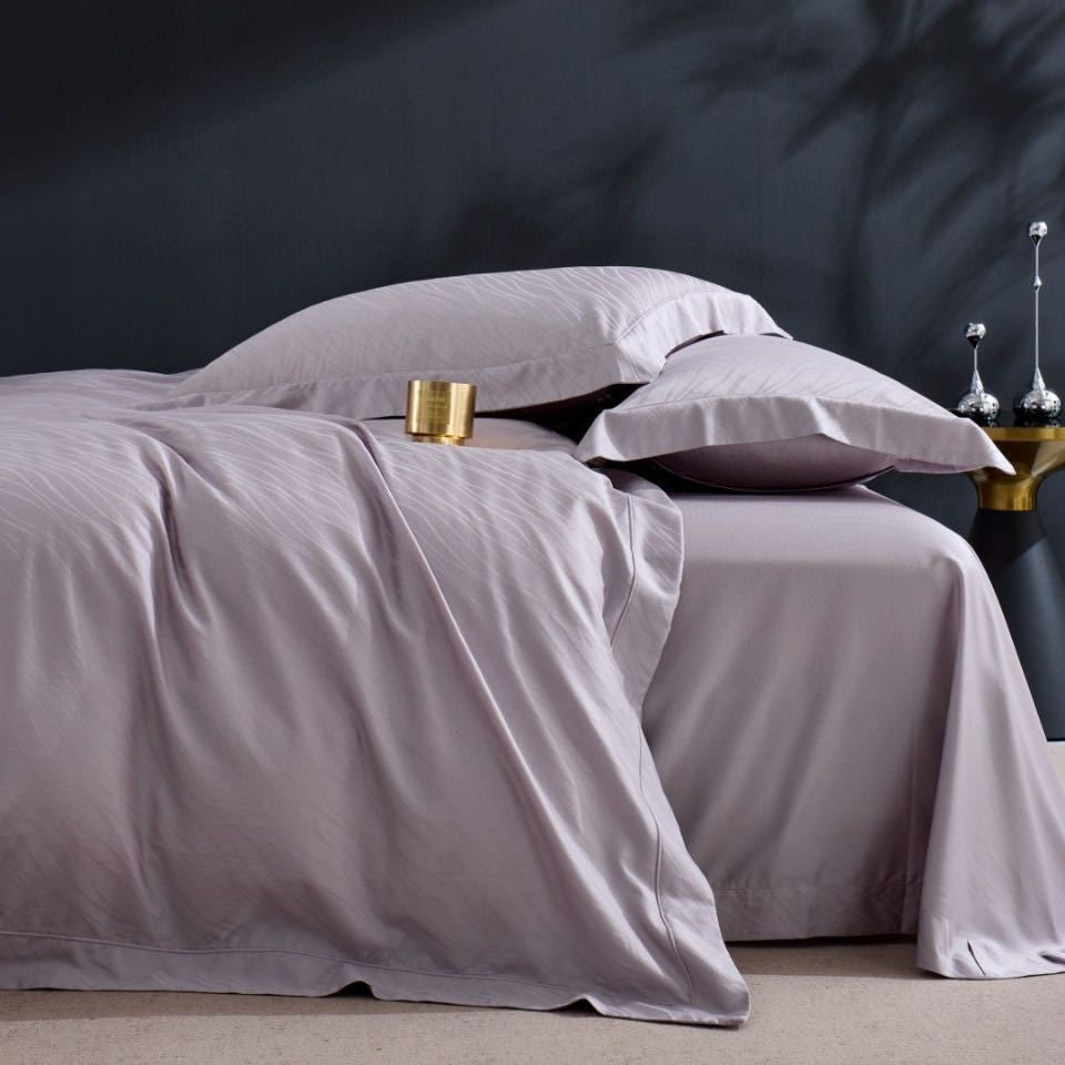 Luxus Baumwoll-Satin Bettwäsche und Kissenbezug Set