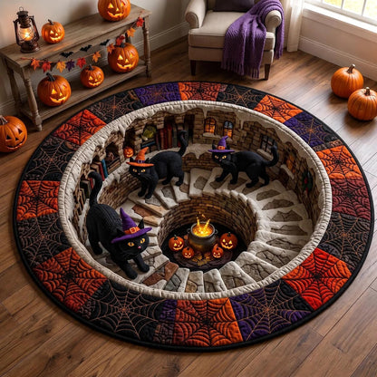 Halloween-inspirierter dekorativer Teppich