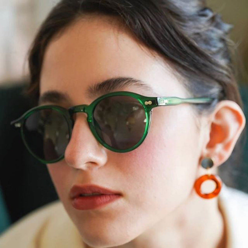 Damen modische runde Sonnenbrille Brehn