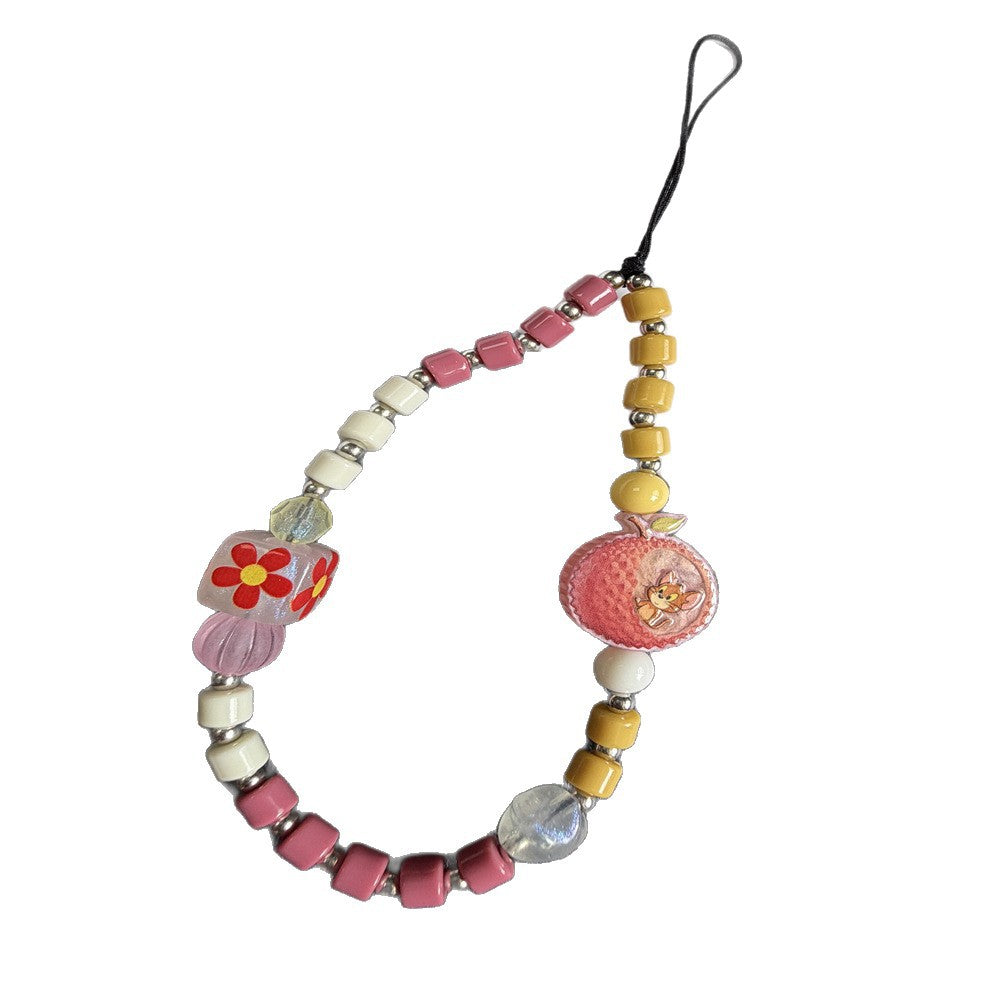 Blumenperlen Charm Halskette Brehn