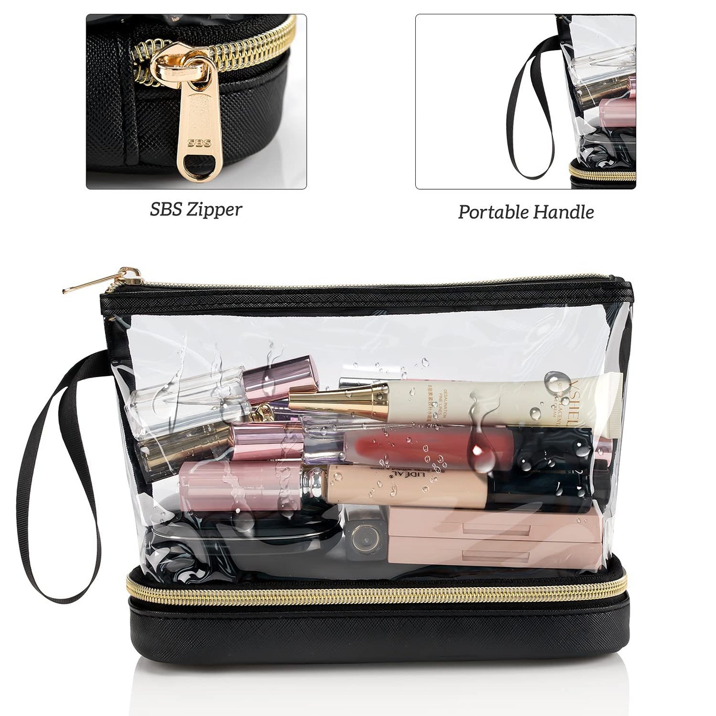 Durchsichtige Kosmetik Organizer-Tasche Brehn