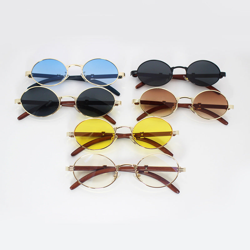 Elegante Runde Sonnenbrille mit Hochwertigem Metallrahmen Brehn