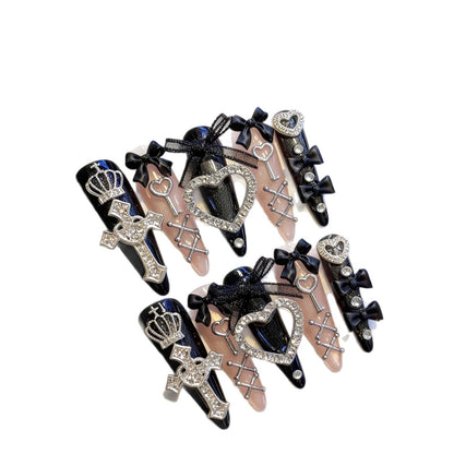 Dekoratives Strass-Haarspangen-Set
