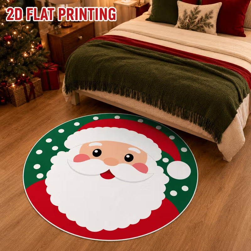 3D Weihnachtsmuster Teppich