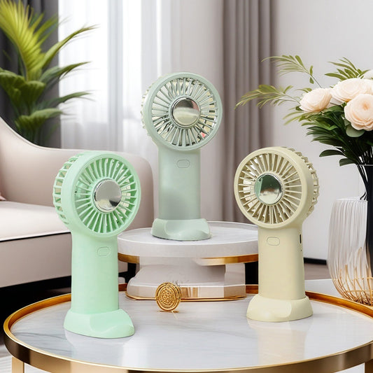 Damen Tragbarer Handventilator mit ergonomischem Griff und USB-Ladefunktion Brehn