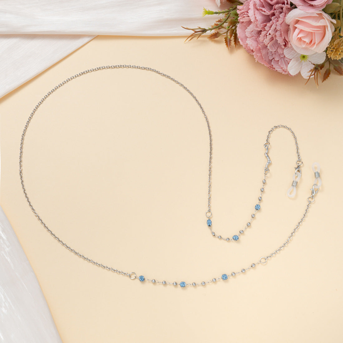 Chic Strass Brille Kette Brehn