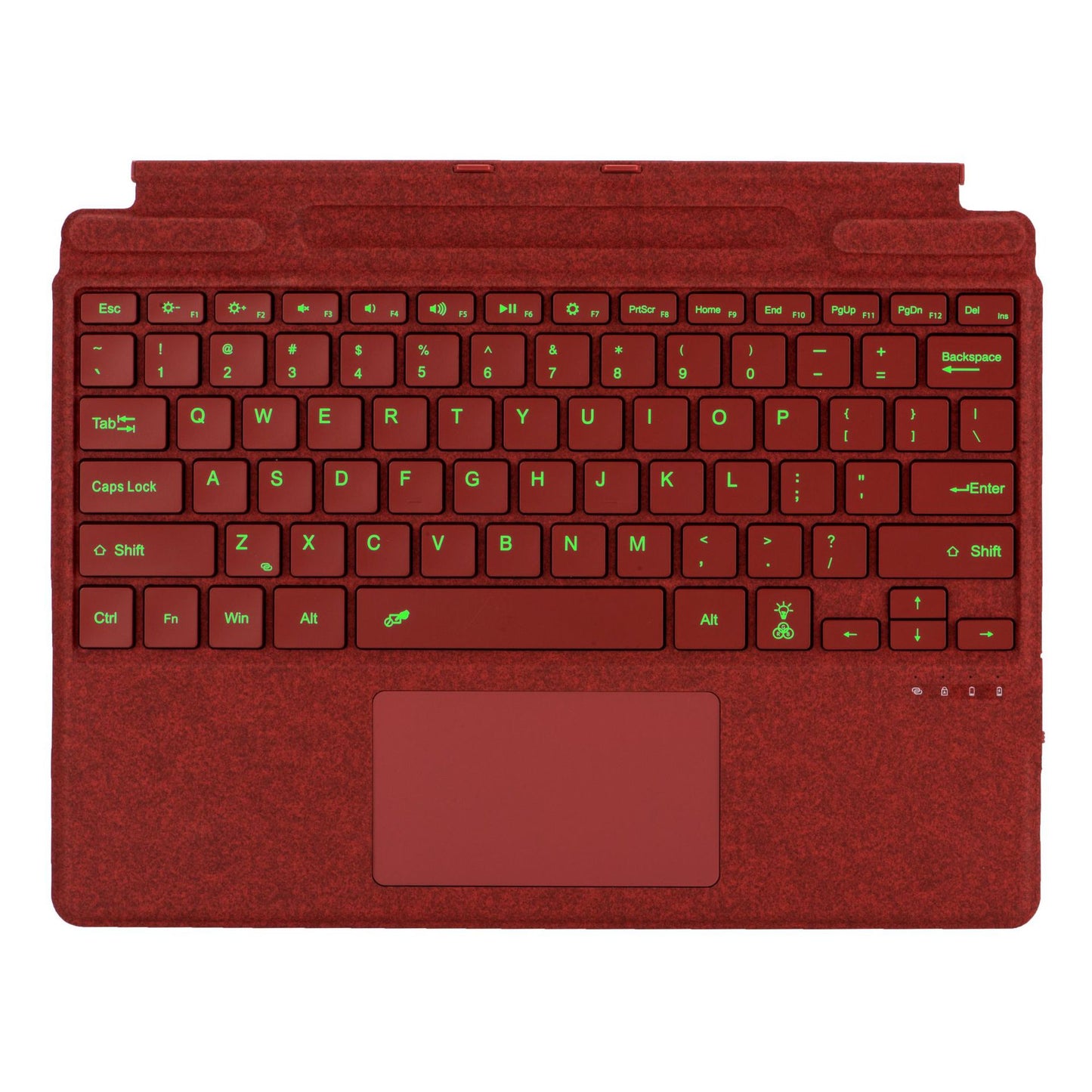 Beleuchtete Bluetooth-Tastatur mit Touchpad Brehn