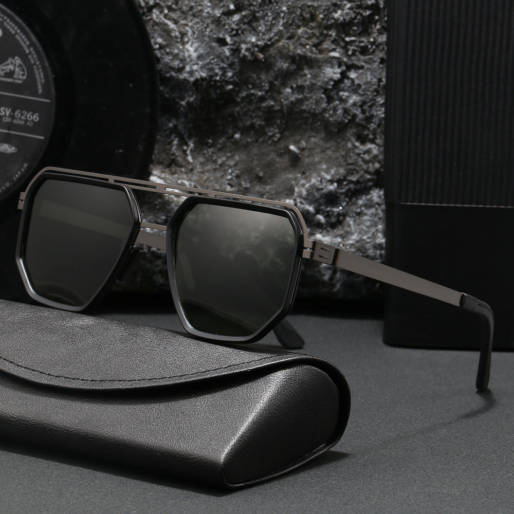 Damen modische octagonale Sonnenbrille mit stilvollem Rahmen Brehn