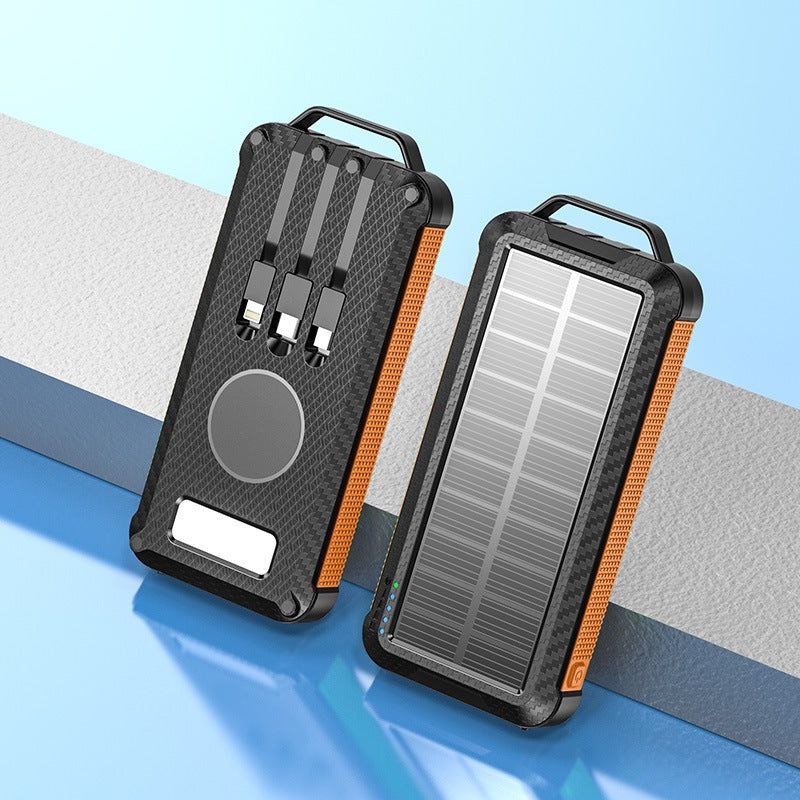 Solar Powerbank mit Kabelloser Ladetechnologie Brehn