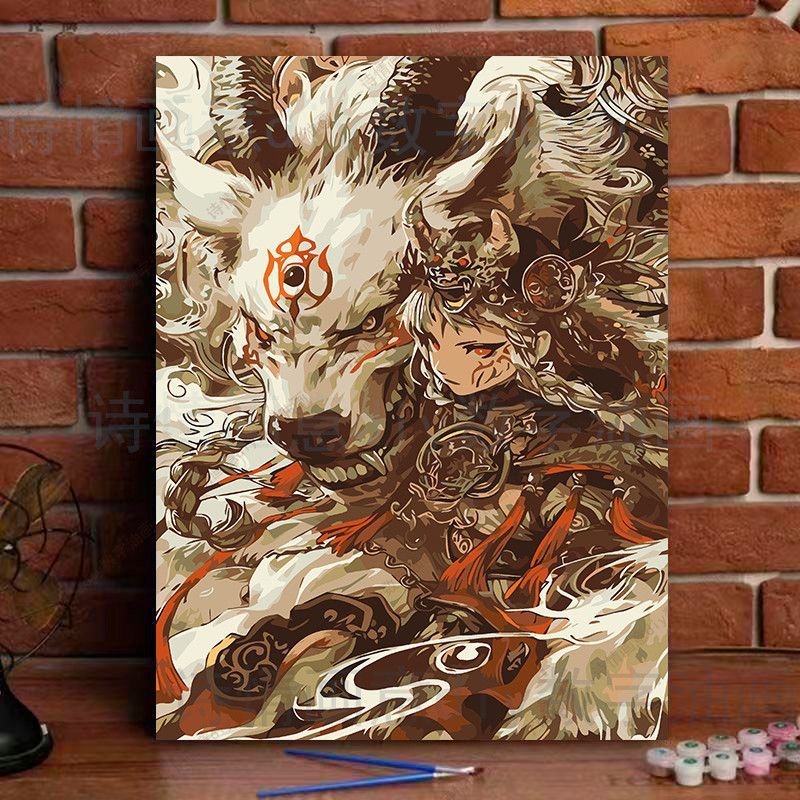 Fantasy Creature Themed Wandkunst Brehn