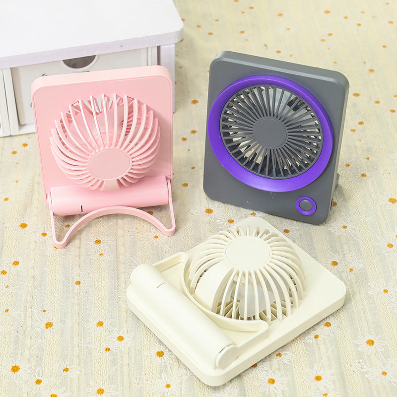 Damen Tragbarer Mini-Tischventilator mit USB-Anschluss und flexibler Neigung Brehn