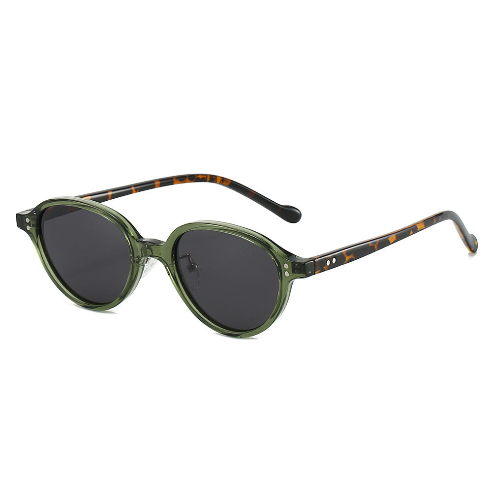 Damen Vintage-Inspirierte Sonnenbrille mit stilvollem ovalen Rahmen Brehn