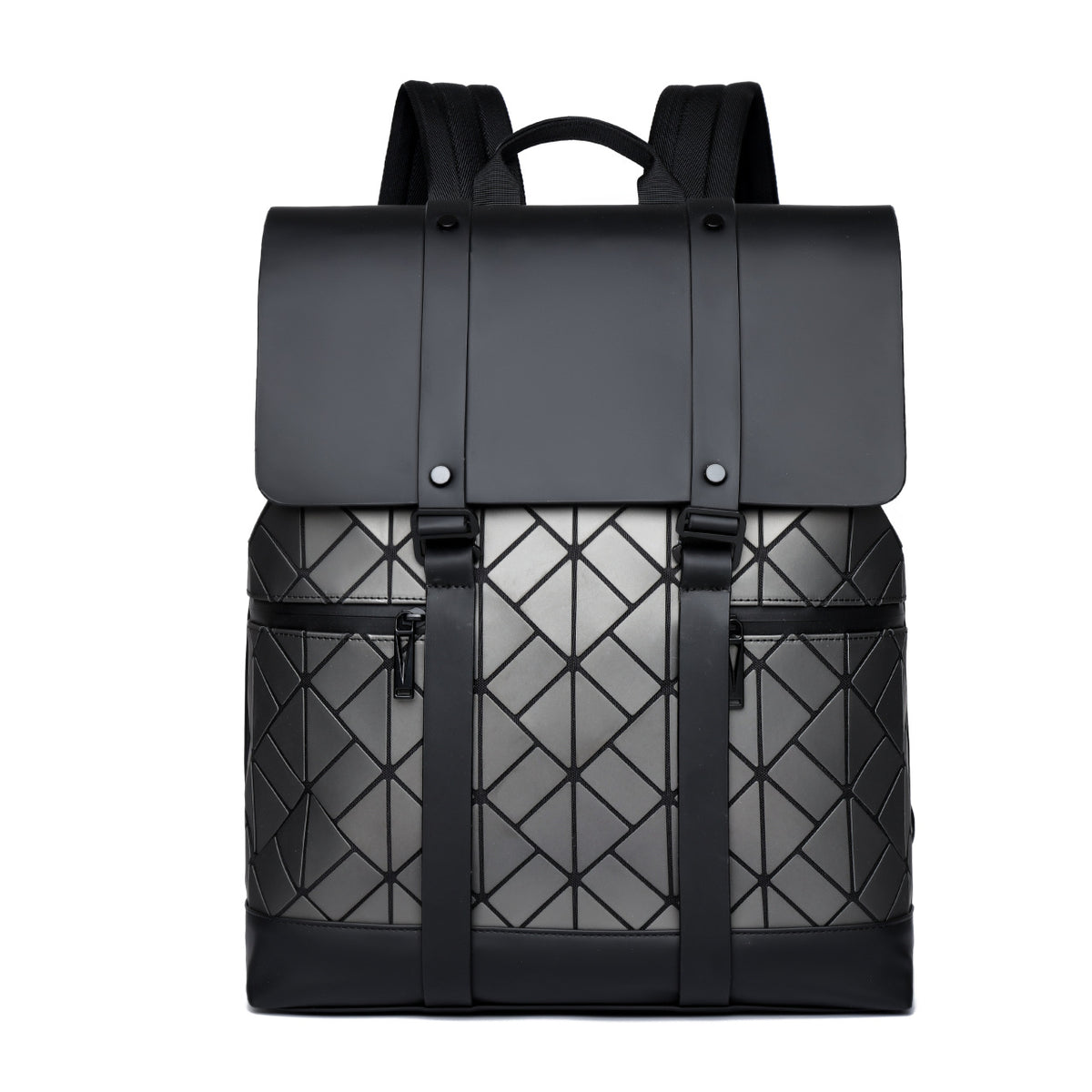 Geometrisches Muster Rolltop Rucksack Brehn