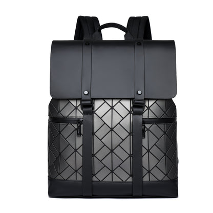 Geometrisches Muster Rolltop Rucksack Brehn