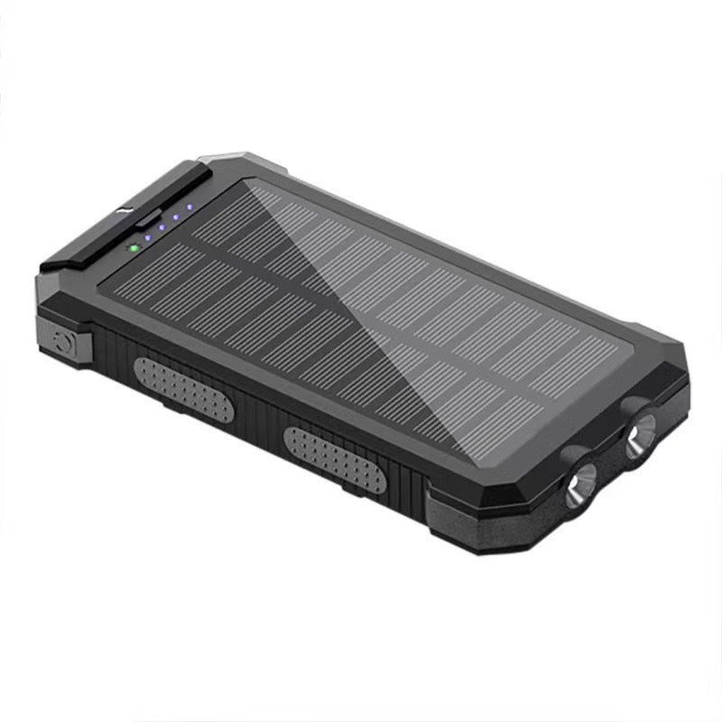 Robuste Solar-Powerbank mit mehrfachen Ladeanschlüssen Brehn
