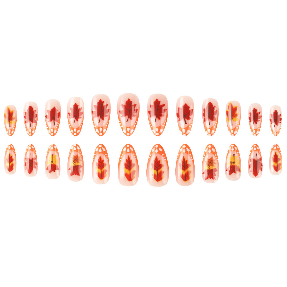 Herbst-Themen Gel-Nagelverlängerungen Brehn