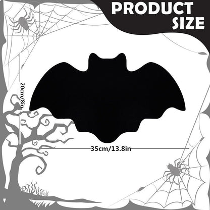 Detaillierter Vinyl-Fledermaus-Wandaufkleber für Halloween Dekoration
