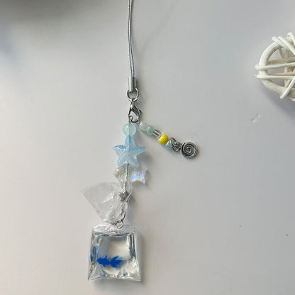 Dekorativer Goldfisch Charm Handy Lanyard Brehn