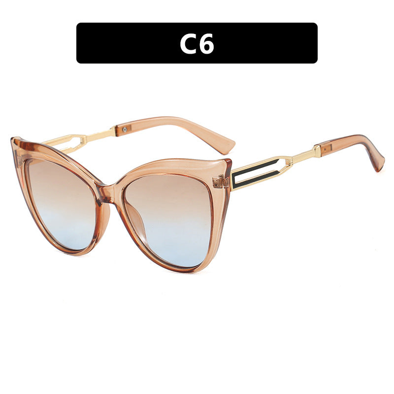 Damen cat-eye Brille mit elegantem Metallrahmen Brehn