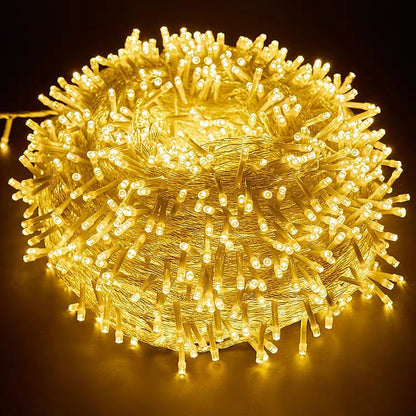 Dekorative Schneeflocken LED Lichterkette Batteriebetrieben Innen Außen Fee Brehn