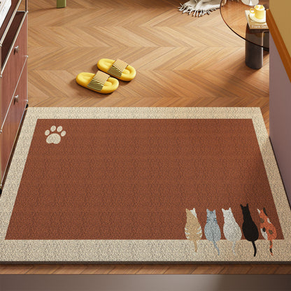 Künstlerische Katzenmotiv-Bereichsmatte
