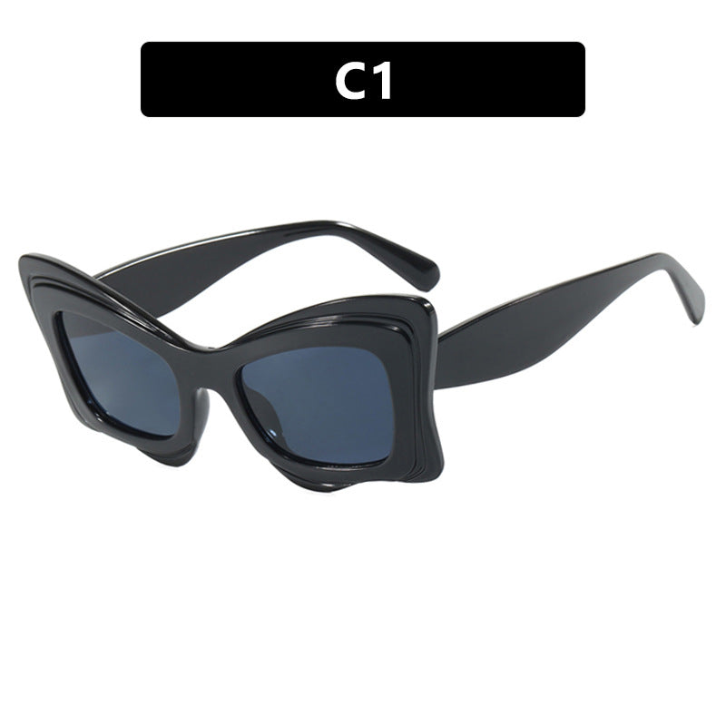 Damen oversized Sonnenbrille im extravaganten Design Brehn