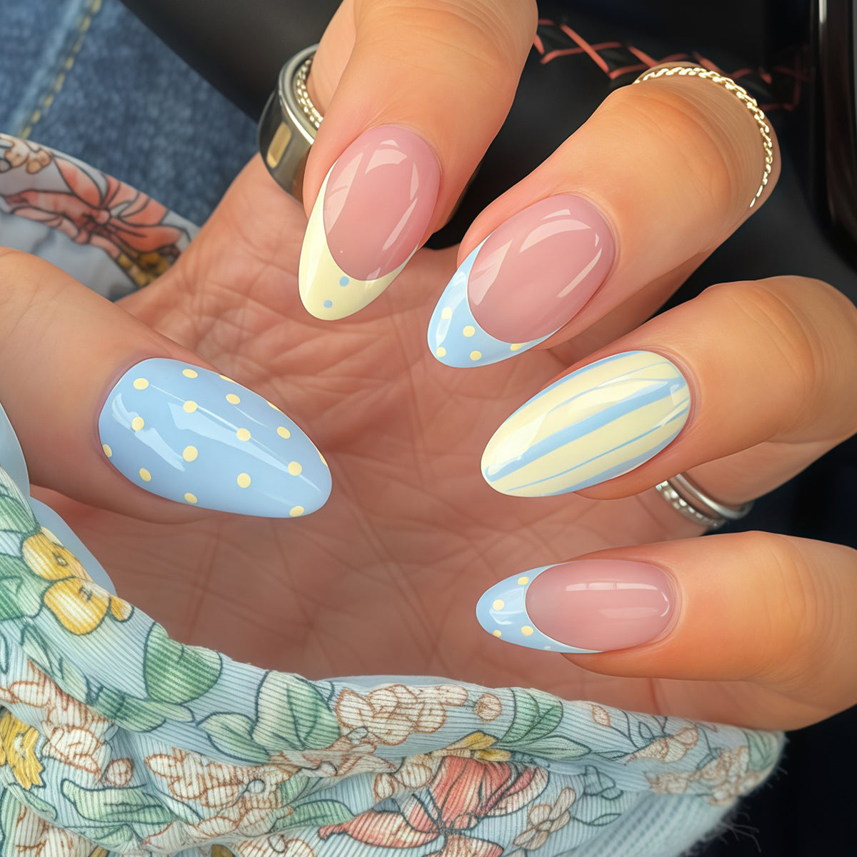 Künstlerische Stiletto-Nagelkunst-Tipps-Design Brehn