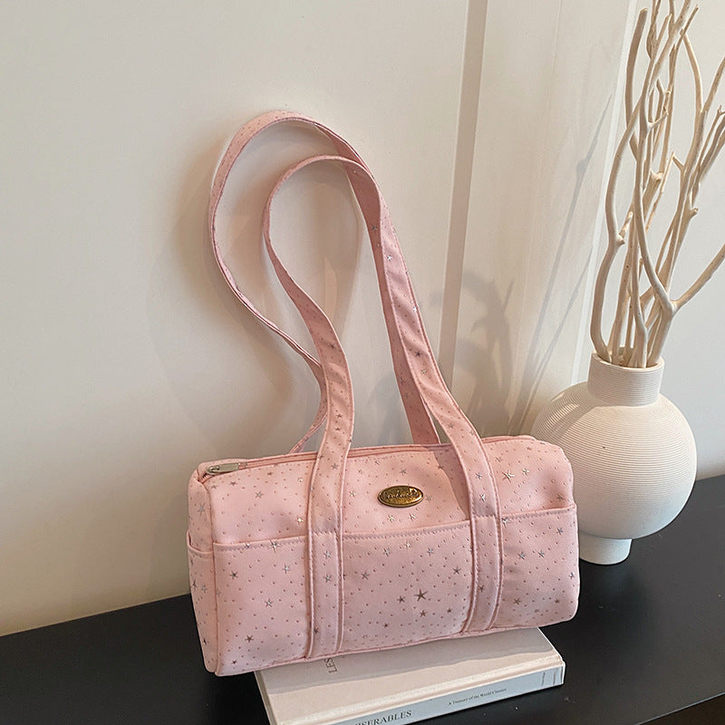 WoStylish Star-Beschmückte Schultertasche Brehn