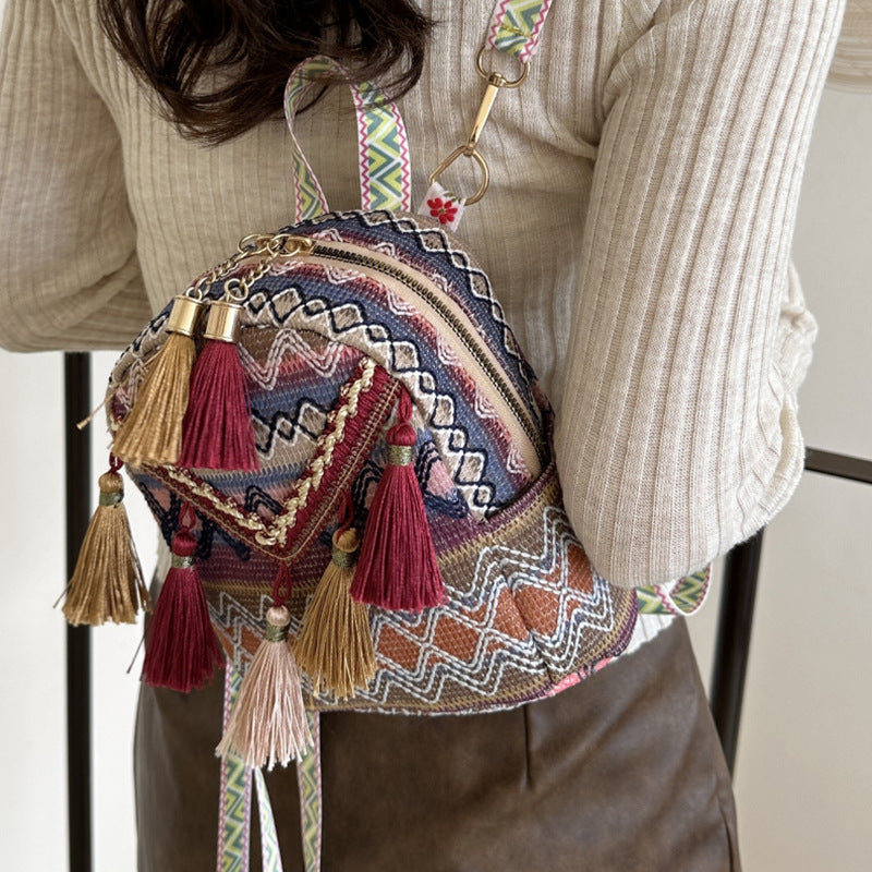 Bestickte Mini Sling Bag