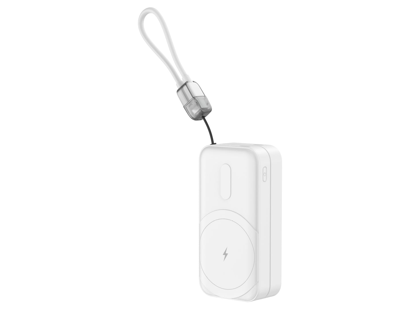 Tragbare Powerbank mit Integriertem Ladeanschluss und Praktischer Schlaufe Brehn