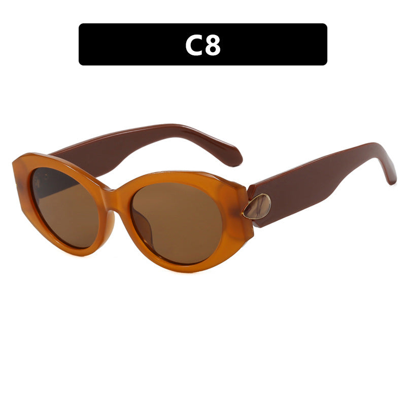 Damen elegante Sonnenbrille mit stilvollen Konturen Brehn