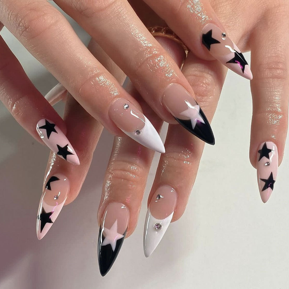 Sternennacht Nagelkunst Brehn