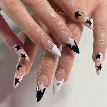 Sternennacht Nagelkunst Brehn