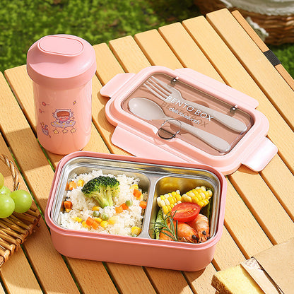 Luftdichte Bento-Lunchbox mit herausnehmbarem Trenner
