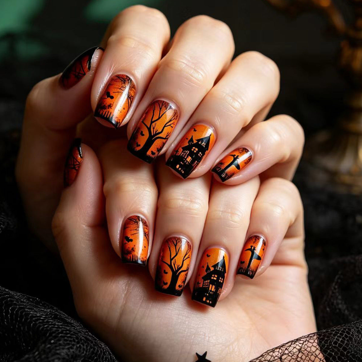 Kreative Halloween Kunstnägel Brehn