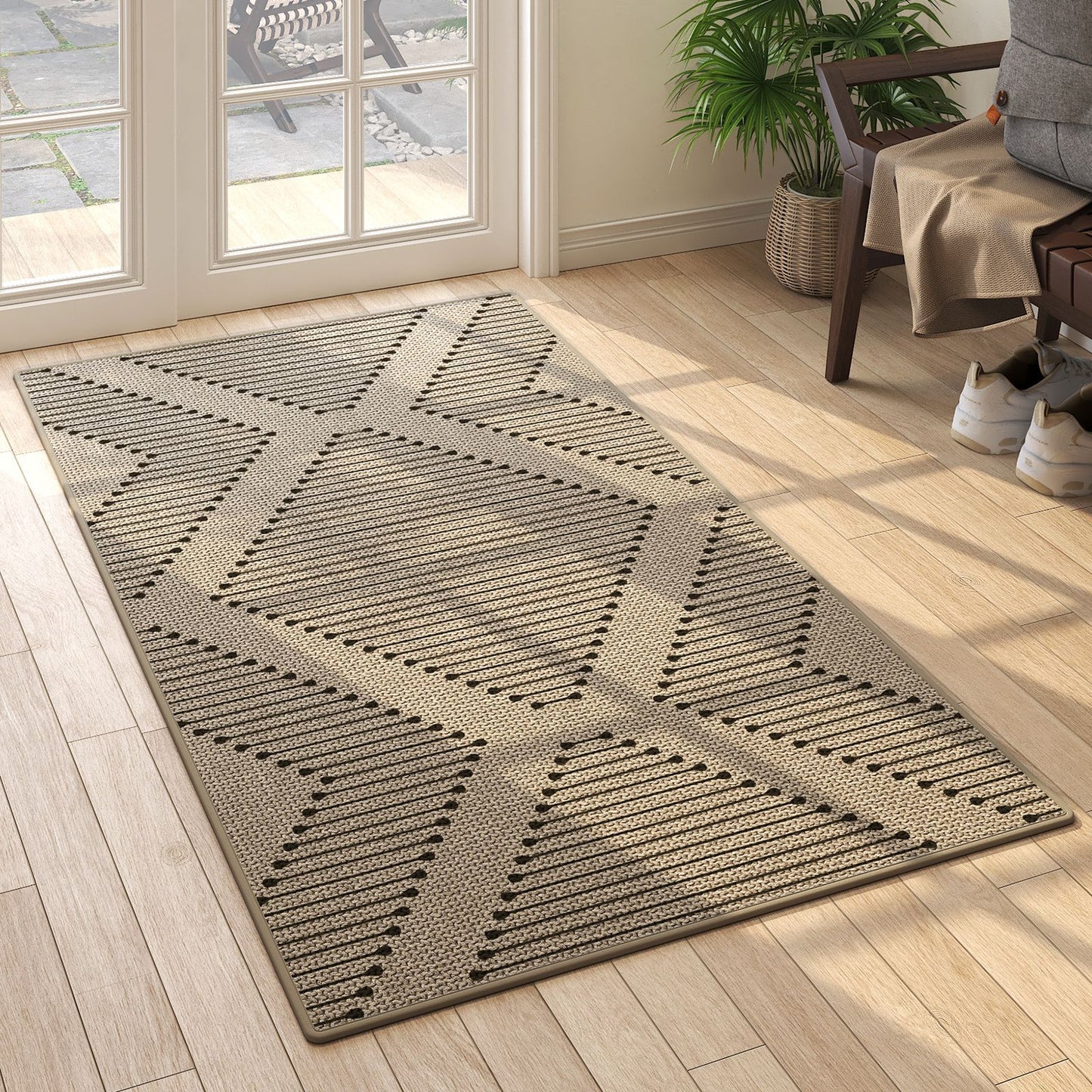 Künstlerische geometrische Innenbereichmatte Brehn