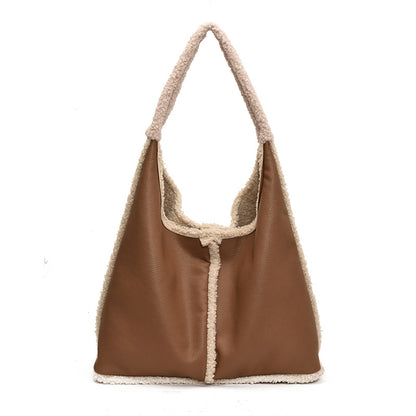 Faux-Leder Tote Bag